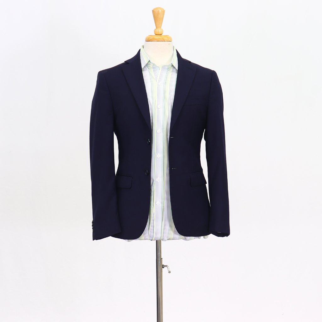 John Varvatos 36s Navy Blazer Sport Coat Jacket 2-Button Solid Y828